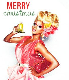 RuPaul Christmas Ornament