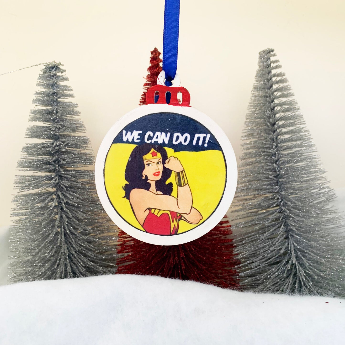 Wonder Woman Rosie the Riveter Ornament