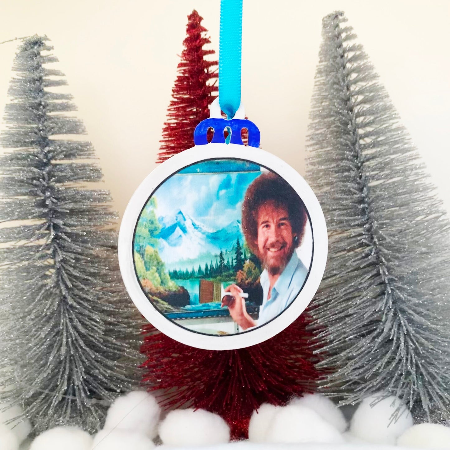 Bob Ross Ornament