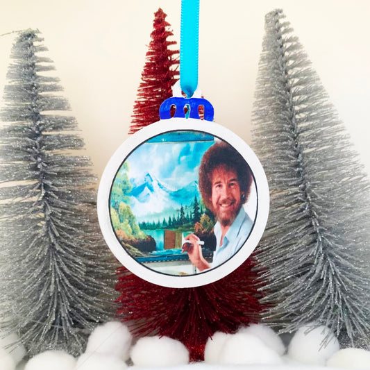 Bob Ross Ornament