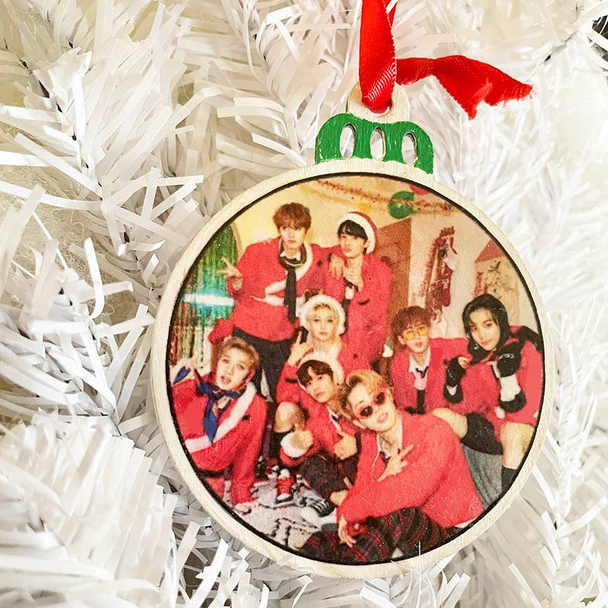 Stray Kids Christmas Ornament: Custom K-Pop Holiday Decor