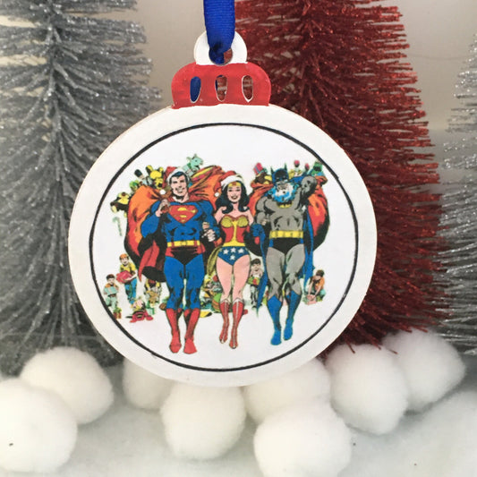 Super Friends Christmas Ornament