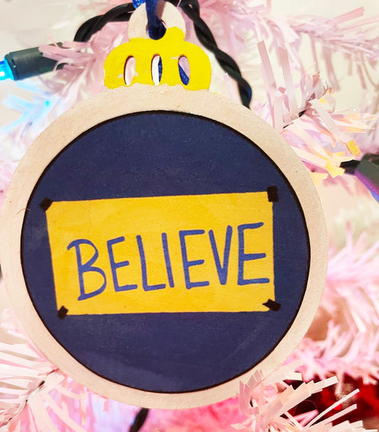 Ted Lasso Believe Ornament