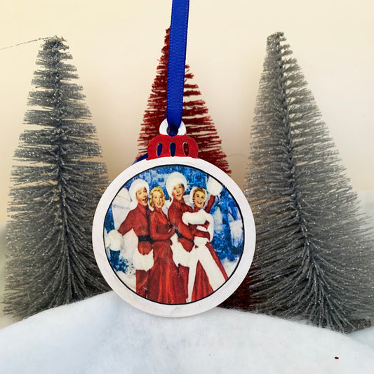 White Christmas Ornament