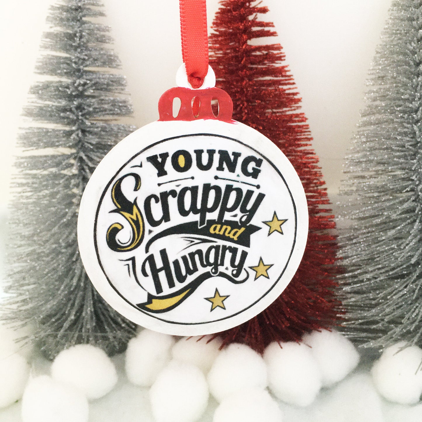 Young, Scrappy, and Hungry Hamilton Ornament